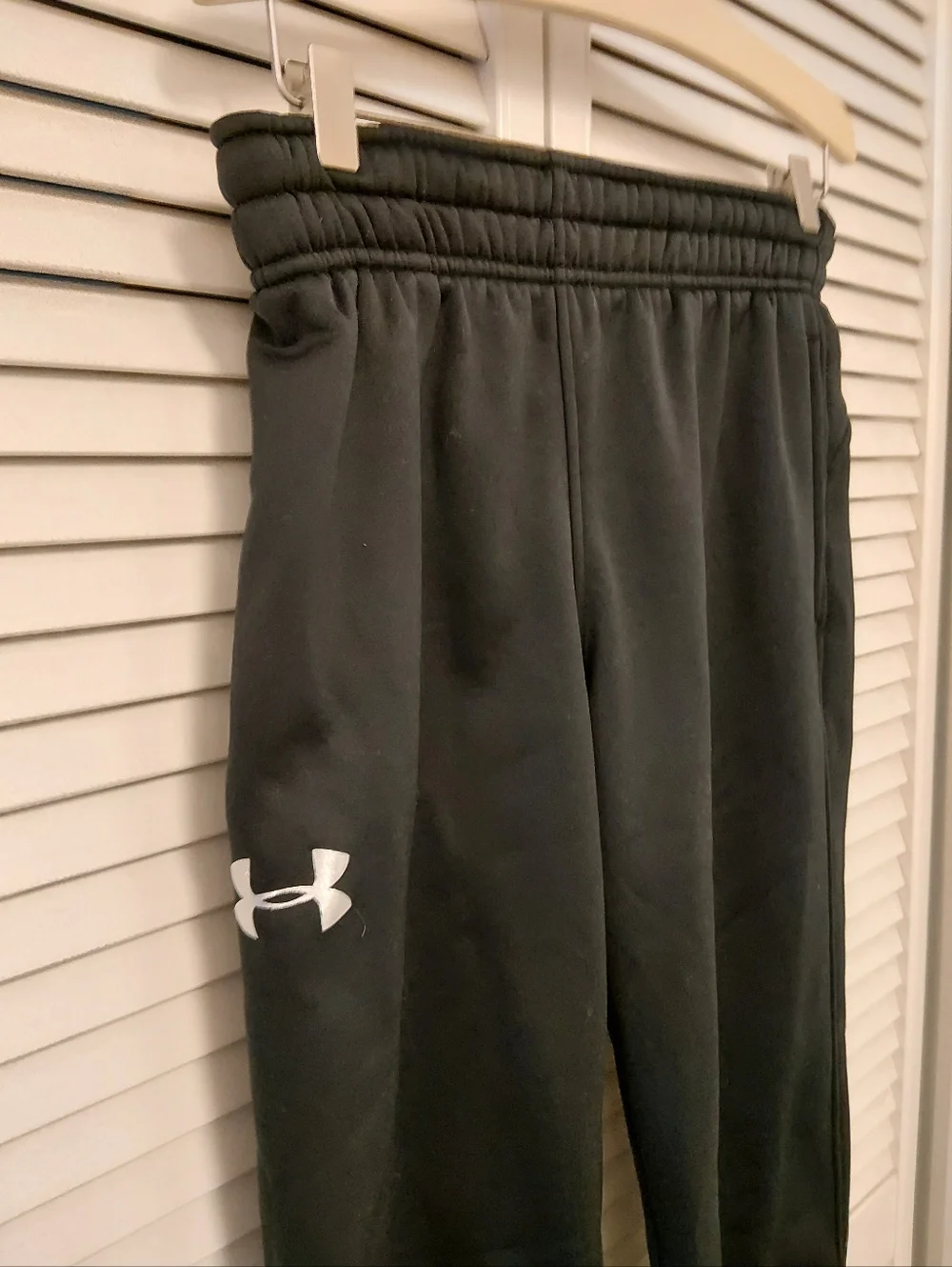Under Armour Thermal Storm Black Athletic Track Pants - Picture 4 of 7